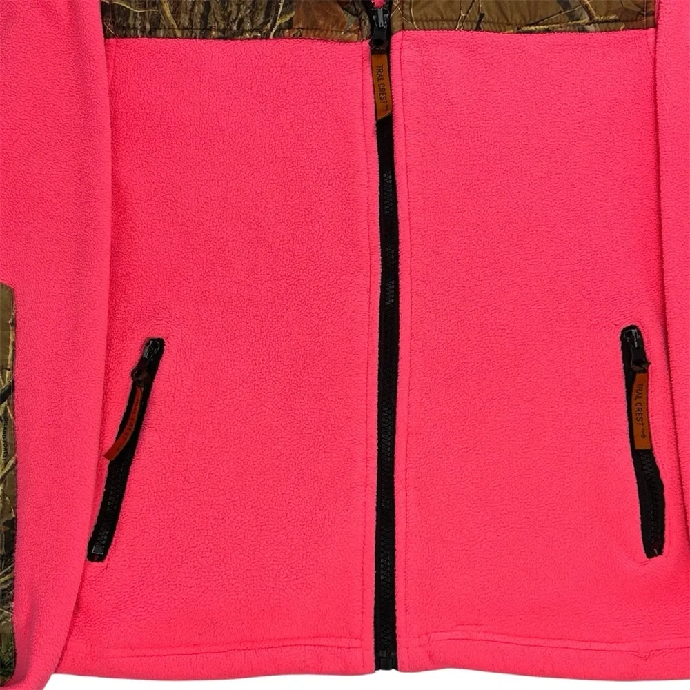 TrailQuest Fleece Full Zip Jacket Size Large Boys’